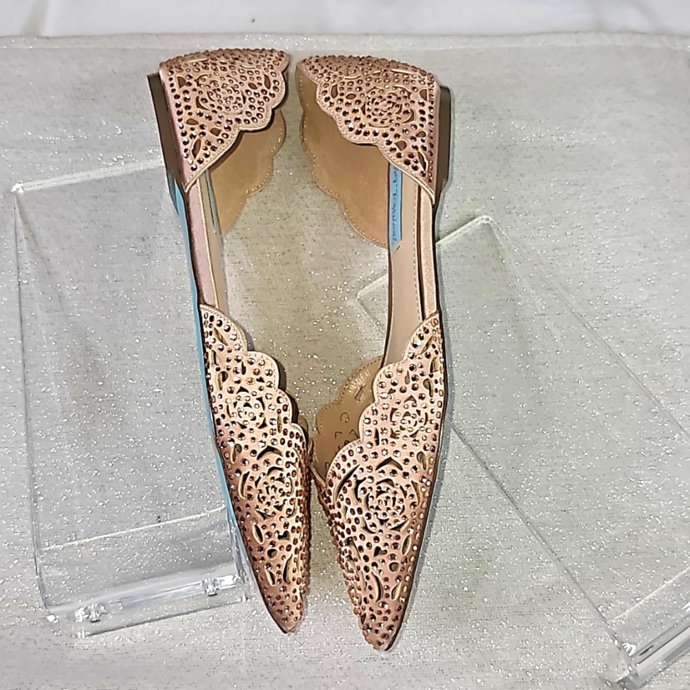 Betsy Johnson Ballerina Flats Elegant Wear Office Wear Career Wedding - Picture 12 of 15
